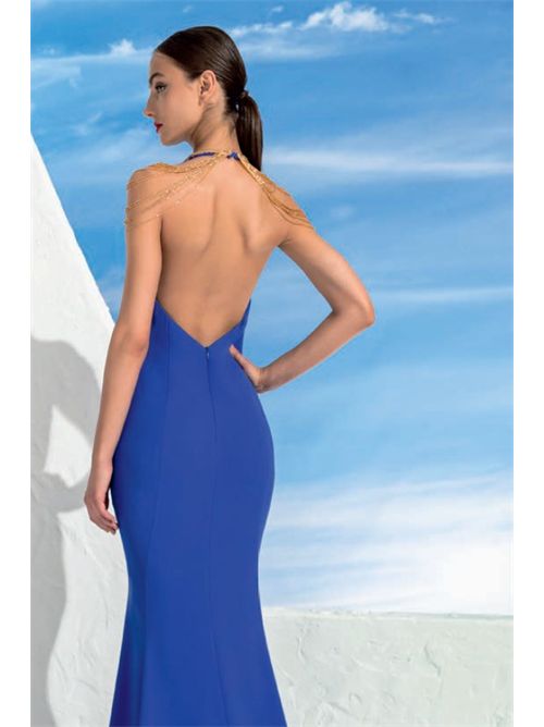 dress woman MISCHALIS | M1-8488BLU ELETTRICO